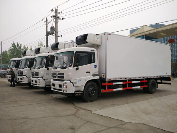 東風(fēng)天錦6.55米貨廂冷藏車(chē)